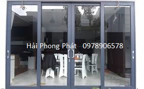 Cửa lùa nhôm kính giá rẻ bình dương