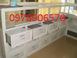 Tủ bếp nhôm kính Bình Dương 02